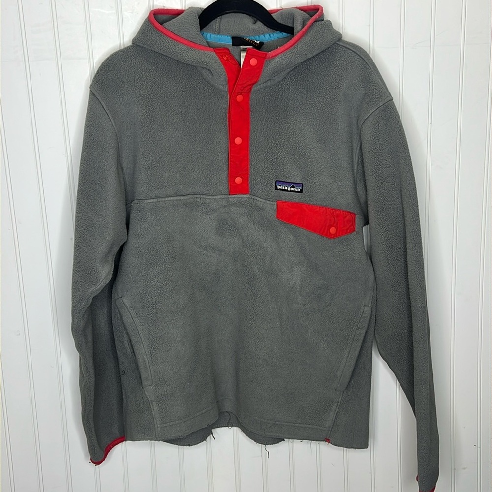 Patagonia Synchilla Hooded Fleece Pullover Size Mens Medium